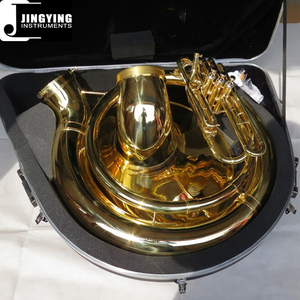 2023 Jingying เพลงลมทองเหลือง, ร่างกายทองเหลือง Cupronickel วาล์วแล็กเกอร์ทอง <span class=keywords><strong>sousaphone</strong></span> มืออาชีพ - Product Image 6