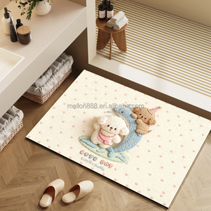 Alfombra Moderna Antideslizante Hecha a Máquina, Alfombra de Entrada Impermeable de Nappa PU + Cuero Sintético Antideslizante, Antifatiga, Lavable, para Uso en el Hogar y Hoteles - Product Image 6