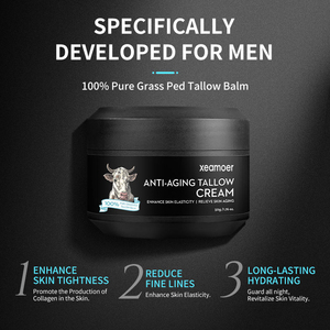 Baume au suif <span class=keywords><strong>anti</strong></span>-rides hydratant pour <span class=keywords><strong>homme</strong></span>, marque privée, améliore les ridules, crème <span class=keywords><strong>anti</strong></span>-rides pour hommes, crème au suif - Product Image 5
