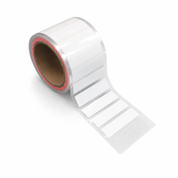 Etiqueta Adhesiva Transparente UHF RFID 860-960MHz Pasiva ISO18000-6C para Inventario en Supermercados y Comercios Minoristas
