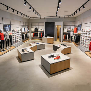 Étagère de présentation de vêtements personnalisée, étagère de suspension de vêtements, étagère de présentation de vêtements commerciale pour magasin - Product Image 6