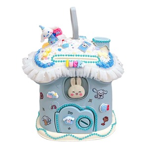 Tirelire maison DIY en plastique portable, jouet créatif pour filles - Product Image 4