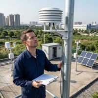 Station météo 7-en-1 OHTS1050 |   Bruit PM2.5 PM10 Température Humidité Pression Lumière |    RS485 Modbus RTU