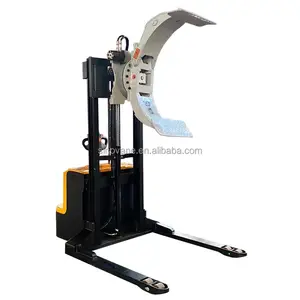 VANELIFT Electric Paper Roll Clamp Stacker 300 500 800 kg 1t 1.5t 2t Coil Reel Bale Forklift Lifter with 360 Degree Rotation