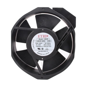 AC208-240V <span class=keywords><strong>ETRI</strong></span> d'origine 50/60hz 35/33W 200/170mA DC EC 172X150X38MM 17CM 17238 Onduleur à cadre en aluminium 148VK0281030 Ventilateur de refroidissement - Product Image 1
