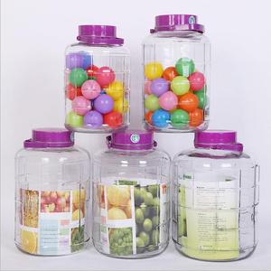 برطمان زجاجي كبير للبيع بالجملة ، زجاج شفاف - Product Image 2