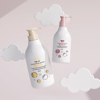 Runxuan nouvelle conception impression couleur personnalisée HDPE plastique 300ml 750ml enfant mignon shampooing Gel douche lavage du corps Lotion pompe bouteille