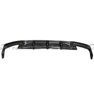 P Style Carbon Fiber Rear Bumper Lip Fin Spoiler Canards <b>Splitter</b> Diffuser for BMW M6 F06 F12 F13 640i 650i - Product Image 5