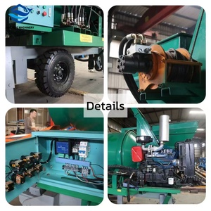 Hydraulic Flow Control <strong>Concrete</strong> Pump and Self Loading <strong>Concrete</strong> Mixer Combination for High Rise Building - Product Image 3