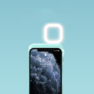 Étui de <span class=keywords><strong>téléphone</strong></span> portable avec anneau lumineux et chargement inversée pour iphone 12, 11, X, XS, XR, 6, 7, 8 Plus - Product Image 4