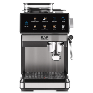 Cafetera Espresso RAF de 1350W con 20 Bares, Operación de un Toque y Sistema de Molienda Automática para Preparación Casera, Raf Profesional - Product Image 4