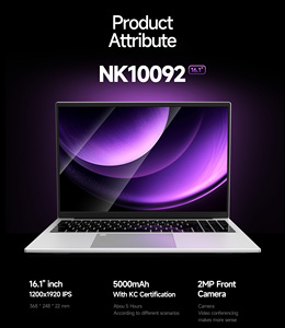 Chất lượng cao Slim 16.1-inch máy tính xách tay intel i5/i7 11gen/12gen kinh doanh máy tính IPS Bảng điều chỉnh 5000mAh USB TYPE-C mới kinh doanh máy tính xách tay chúng tôi - Product Image 5