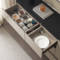 600882 Armoire de cuisine moderne, design modulaire indépendant, facile à assembler, armoire de rangement