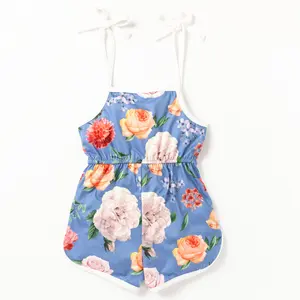 MIOZING Baby Girl Dress for Summer 2023 Babi Girl Rompers Halter jumpsuit Slip Dress Kids ClothesSuspender Skirt