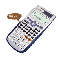 Calculatrice scientifique numérique en plastique à 417 fonctions pour le bureau de l'école et le test de mathématiques majeur pour les étudiants