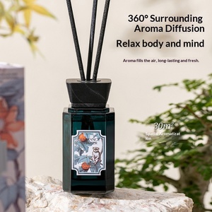 Set de Aromaterapia al por Mayor sin BPA ni Alcohol, Temática Mundo Animal, Regalo para <span class=keywords><strong>Hotel</strong></span>, Fragancia para Interiores, Difusor de Varillas con Tapa de Madera, Aroma sin Fuego - Product Image 4