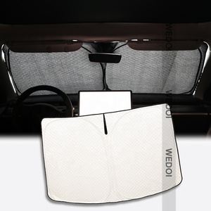 Protector solar delantero y trasero <span class=keywords><strong>para</strong></span> <span class=keywords><strong>coche</strong></span>, cubierta parasol <span class=keywords><strong>para</strong></span> ventana de alta calidad, cortina protectora <span class=keywords><strong>para</strong></span> TESLA 3/Y, Protección de Privacidad - Product Image 4