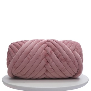 3cm de ancho hilo grueso trenza tejer a mano manta alfombra corta terciopelo algodón tubo relleno hilo - Product Image 6