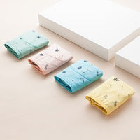 Culottes protectrices absorbantes en viscose à 3 couches, imprimées de jolis dessins animés, brodées, anti-fuites menstruelles, pour adolescentes
