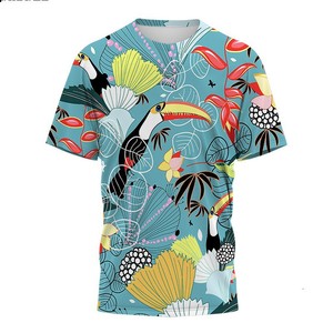 T-shirt pour homme, imprimé 3D crâne rose, coupe classique, manches courtes, logo sur le devant, tissu tricoté - Product Image 4