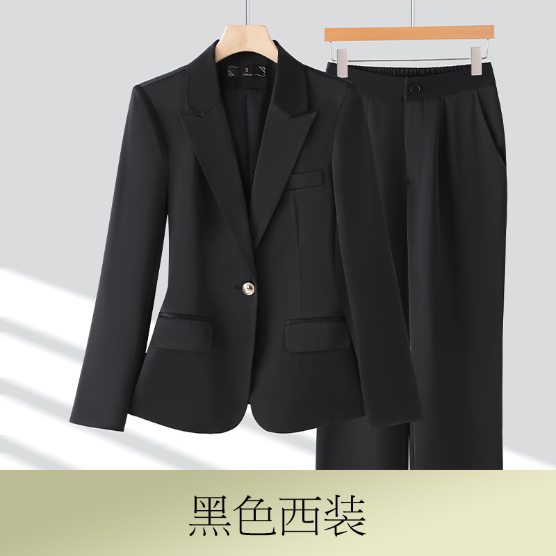 black suit