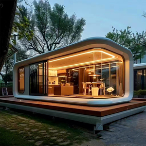 Nuevo tipo de hoteles en la industria cultural y turística Casa de cápsulas prefabricada Cabañas de manzanas comerciales - Product Image 2