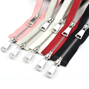 Factory Custom Gold Teeth Metal <strong>Zippers</strong> Auto Lock Close End Sliver <strong>Zipper</strong> Puller In Multiple Colors #3 #5 #8 Garments - Product Image 3