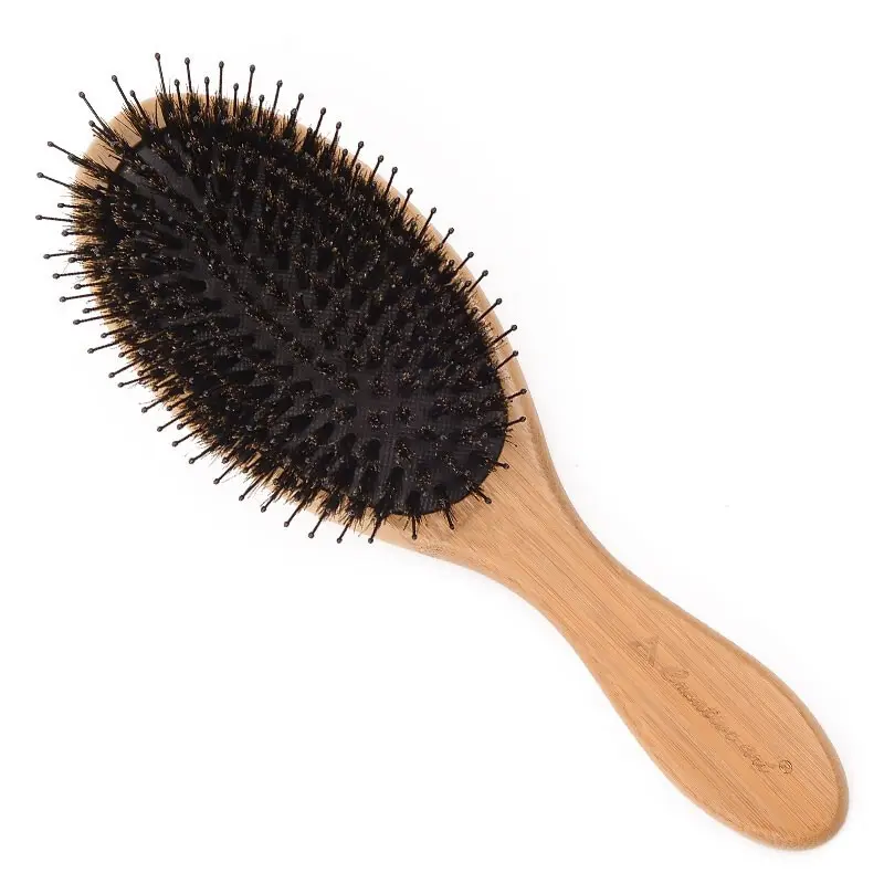 Bristle air cushion comb Extension Paddle Brush Detangling nan bamboo wood comb scalp meridians massage air bag comb