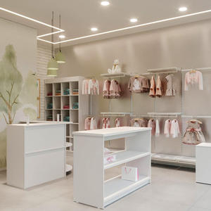 Perchero de Pared Metálico Personalizado |   Muebles de Exhibición para Ropa de Boutique |   Muebles para el Hogar y Tiendas Fabricados en Fábrica - Product Image 3