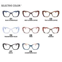 Lunettes de soleil pour femmes, style œil de chat, en TR90, avec verres anti-lumière bleue, personnalisées, pour l'extérieur, monture optique