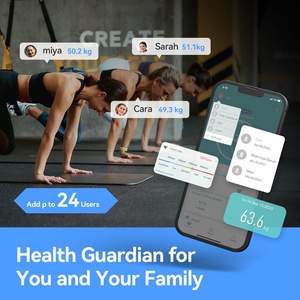 Thông Minh Thành phần màn hình không dây BMI màu xanh răng sức khỏe kỹ thuật số trọng lượng cơ thể chất béo quy mô - Product Image 5