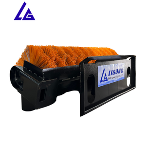 Brosse à neige de 1200 mm de long, brosse pour excavatrice, brosse rotative hydraulique pour travaux municipaux - Product Image 2