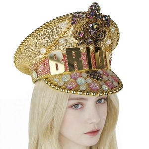 <span class=keywords><strong>Sombrero</strong></span> <span class=keywords><strong>Steampunk</strong></span> hecho a mano de fábrica de Manwu para <span class=keywords><strong>mujer</strong></span> con diamantes de imitación de lentejuelas para fiesta Festival cumpleaños Burning Man Festival para adultos - Product Image 1