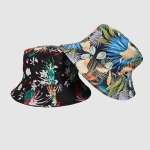 Nuevo Sombrero de Pescador con Estampado de Hojas Tropicales Estilo Europeo Americano para Hombre y Mujer, Sombrero de Sol Casual para Playa y Aire Libre, Plegable, 100% - Product Image 4