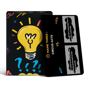 Juego de Mesa Truth Dare de 46 Cartas con Esquinas Redondeadas Personalizadas, Interactivo, con Tarjetas Rasca y Gana, de Origen Internacional - Product Image 1