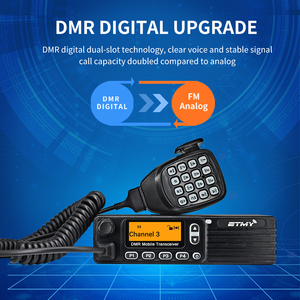 10km DMR Trunking kỹ thuật số vô tuyến di động công suất cao 50 Wát etmy ET-M80D UHF VHF cơ sở phát thanh tầm xa Xe Walkie Talkie - Product Image 2