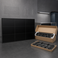 Mur vidéo LCD ultra-fin de 55 pouces avec cadre de 1,8 mm, écran HD sans soudure pour salle d'exposition, bureau, hall d'entrée