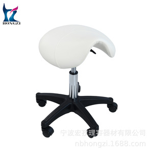 Silla de Oficina Hongzi, Altura Ajustable, Giratoria, Asiento de Cuero Impermeable, Ruedas Universales, Uso Comercial - Product Image 3