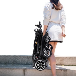 KSM-607P China Carbon Fiber Wheelchair Manufacturer with Detachable Footrests and 20AH Long-Lasting Battery for Rehabilitation - Product Image 3