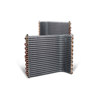 Intercambiador de Calor Industrial de Acero Inoxidable con Aletas de Aluminio, Refrigerado por Aire, Condensador, Bomba, Motor para Refrigeración Comercial, OEM, ODM