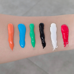 Pintura Fluorescente a Base <span class=keywords><strong>de</strong></span> Agua, Pintura Facial Lavable <span class=keywords><strong>con</strong></span> Luz Ultravioleta - Product Image 2