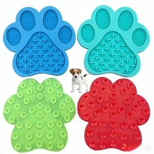 New Custom Food Grade Silicone Dog Lick Pad Mat Suction Cup Pet Slow Feeders Bathing Licking Mat Dog Lick Pad - Product Image 5