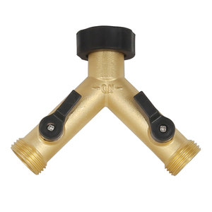 Garden Hydraulic <strong>Pipe</strong> <strong>Hose</strong> Connector 2 Way <strong>Splitter</strong> for Lawn - Product Image 1
