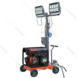 Torre de Luz Móvil para Operaciones en Campo, Iluminación Temporal Resistente para Obras - Product Image 1