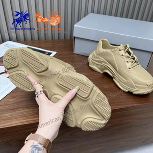 Sneakers Triple S à semelle transparente noire, en mousse double couche et maille, de qualité supérieure, style mode, robustes, pour la marche, pour hommes et femmes - Product Image 6