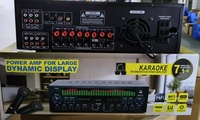 AV-5800 7.1 Kanal 600W Karaoke Güç Amplifikatörü Ev Sinema Sistemi Stereo Ses Amplifikatörü DJ Sahne Müziği için