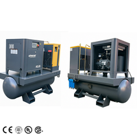 Compresseur d'air à vis Airhorse 7,5 kW-22 kW, compresseur d'air à vis portable 4-en-1, compresseur d'air à vis 2-en-1 PM VSD