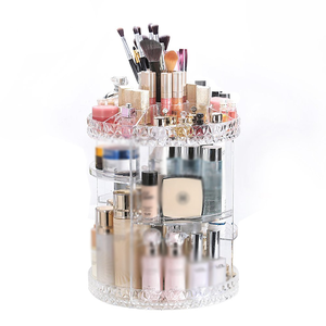 Organizador de Maquillaje Acrílico Multifuncional Ajustable Choice Fun, Organizador de Maquillaje Clásico Giratorio de 360 Grados - Product Image 1