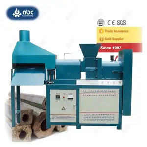 Factory Price Screw Pressing Biomass Small Sawdust Charcoal Briquette Making Machine for Briquetting Wood,Cocoa/Rice Husk BBQ