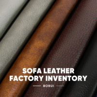 Stocks d'usine de faux cuir PU pour meubles d'ameublement Stocklot de tissu PU Rexine en cuir synthétique en gros